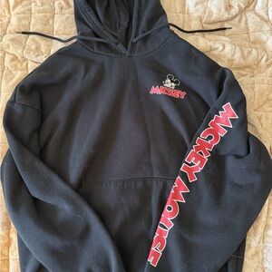 Aeropostale Black Hoodie with Mickey Mouse Design